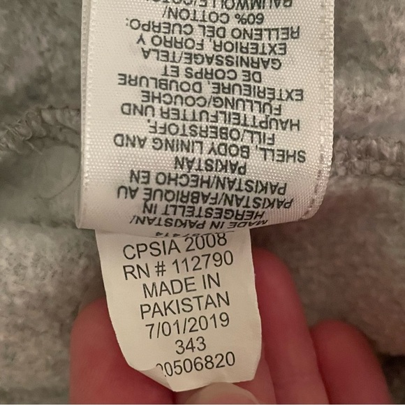 True Religion Toddler 3T Gray Fleece Zip Hoodie with Red Buddha Brand - Picture 4 of 4